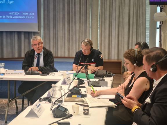 Imaxe da nova:Medio Rural pon en valor o dispositivo de loita contra os incendios forestais galego nun encontro Euromediterráneo en Francia