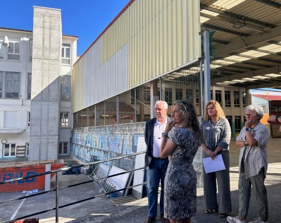 Imaxe da nova:A Xunta inviste preto de 94.000 euros na mellora da accesibilidade do CEIP Plurilingüe Virxe do Mar