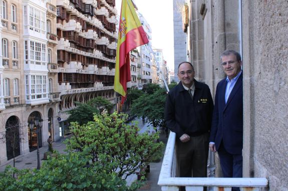 Imaxe da nova:O delegado territorial da Xunta reúnese co subdelegado de Defensa en Ourense