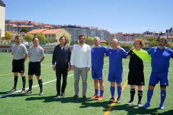 Imagen de la noticia:Diego Calvo y Valentín García participan en el partido 'A outra Irmandiña'