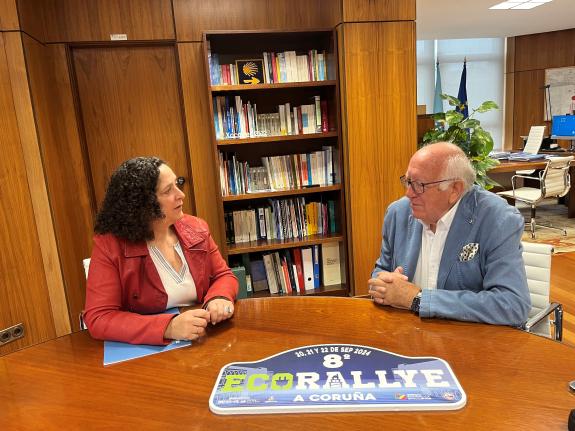 Imagen de la noticia:Belén do Campo se entrevistó con el presidente de la Escudería A Coruña Club