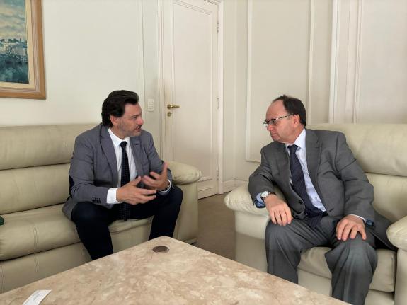 Imagen de la noticia: Miranda se reúne con el cónsul de España en São Paulo para reforzar el apoyo a las comunidades gallegas en el exterior
