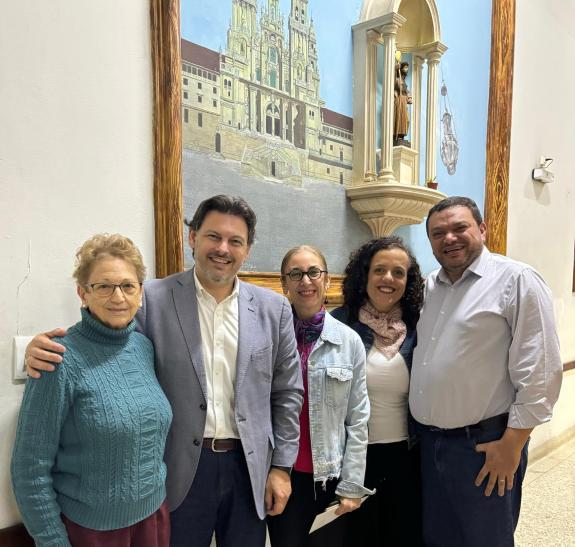 Imagen de la noticia:Miranda destaca la colaboración cultural con Brasil tras reunirse con la Sociedad Hispano Brasileña en São Paulo