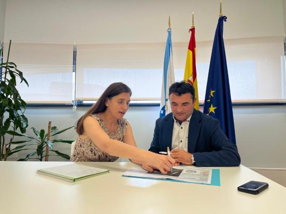 Imagen de la noticia:Xunta y ayuntamiento de Laxe abordan los nuevos instrumentos de apoyo para el desarrollo económico e industrial