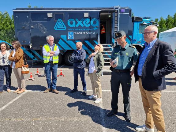 Imaxe da nova:A Xunta participa na simulación dun incendio nivel 2 en varios concellos das provincias da Coruña e Pontevedra