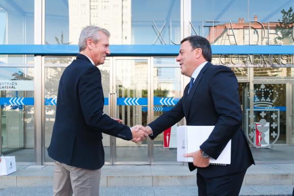 Imaxe da nova:Rueda acorda co presidente da Deputación da Coruña colaborar en materia de sanidade, estradas e o eido cultural