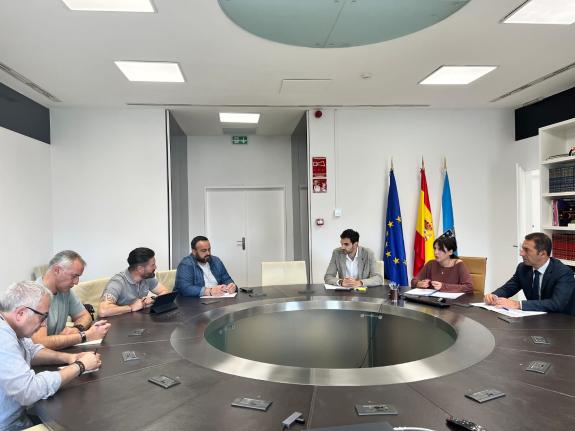 Imaxe da nova:A Xunta apoia o desenvolvemento da eólica mariña como unha oportunidade para impulsar a cadea de valor do sector en Galicia