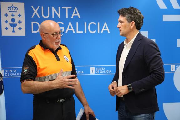 Imaxe da nova:A Xunta entrega a Medalla de Prata de Protección civil a José Franco, presidente da AVPC de Vilalba