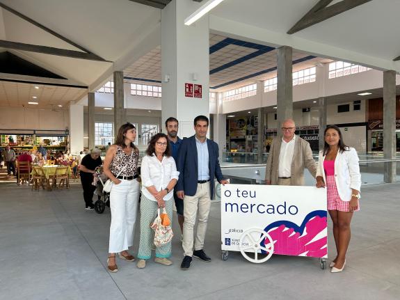 Imaxe da nova:A Xunta pon en valor as obras de mellora acometidas na praza de abastos de Noia cun apoio autonómico superior ao medio millón de eu...