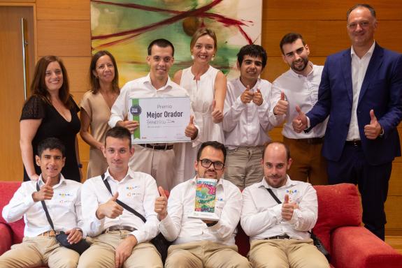 Imaxe da nova:A Xunta recoñece o talento do equipo de Down Ourense que gañou a liga nacional de debate