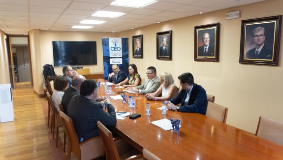 Imaxe da nova:A Xunta avanza coa Confederación Empresarial de Ourense no reforzo do tecido produtivo da provincia garantindo a remuda e a captaci...
