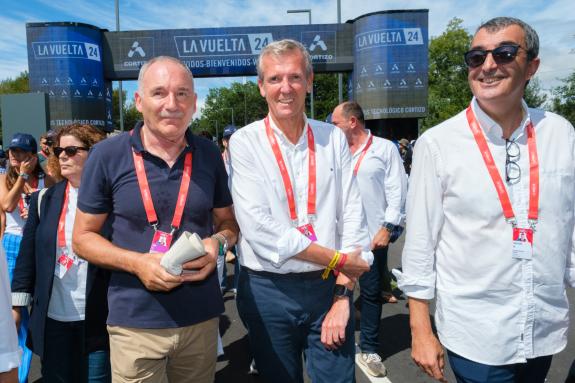 Imaxe da nova:Rueda asiste ao inicio da XI etapa de La Vuelta Ciclista a España 2024