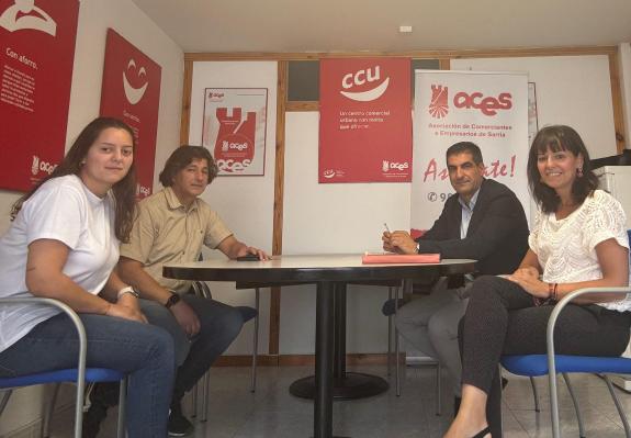 Imaxe da nova:A Xunta apoia  o comercio local de Sarria no marco da orde de axudas para o impulso e revitalización dos centros comerciais abertos