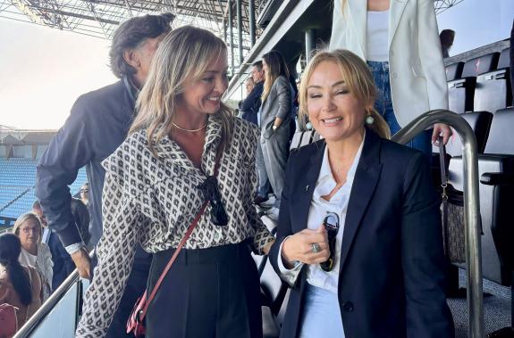Imaxe da nova:Fabiola García asiste á estrea do equipo de fútbol feminino do Real Club Celta de Vigo, ‘As Celtas’