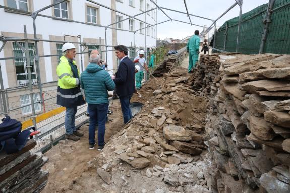 Imagen de la noticia:La Xunta inicia los trabajos de restauración del lienzo interior del cubo LXXI de la Muralla de Lugo