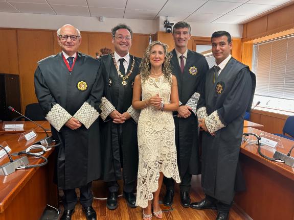 Imaxe da nova:Martina Aneiros asiste á toma de posesión do novo fiscal xefe da área de Ferrol, Daniel Jove Martínez