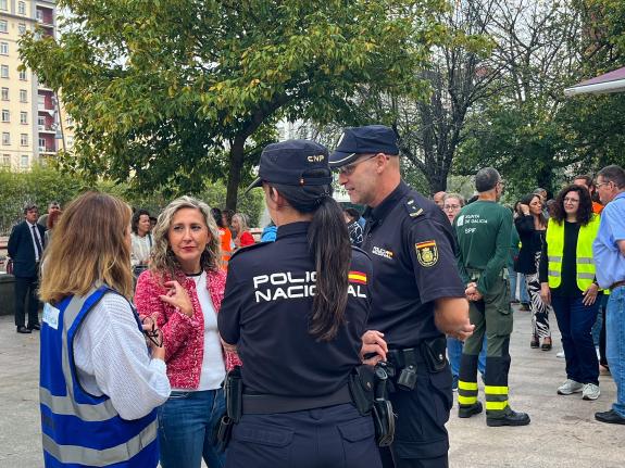 Imaxe da nova:A Delegación Territorial da Xunta en Ferrol pon a proba o seu plan de autoprotección nun simulacro de incendio