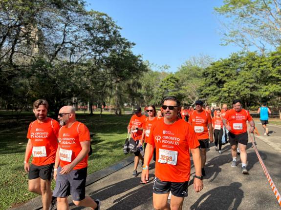 Imagen de la noticia:La Xunta de Galicia apoya la carrera solidaria organizada por la sociedad beneficente Rosalía de Castro, que reúne en São Pa...