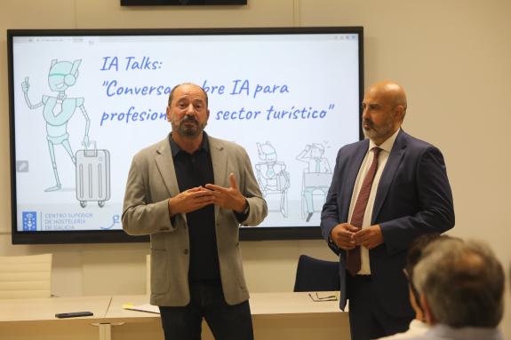 Imagen de la noticia:Xosé Merelles sitúa el Centro Superior de Hostelería de Galicia como referente para la formación contínua del sector turísti...