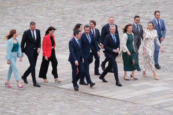 Imaxe da nova:Rueda e o seu Executivo reuniranse esta fin de semana en Sober para avanzar nos próximos fitos da acción de Goberno e as liñas estr...