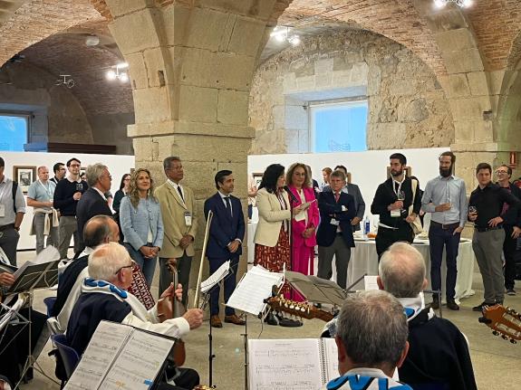 Imagen de la noticia:Martina Aneiros asiste en Exponav a la recepción a los participantes del congreso 