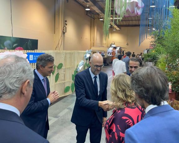 Imaxe da nova:Medio Rural destaca o potencial do sector das plantas ornamentais de Galicia na feira internacional Iberflora