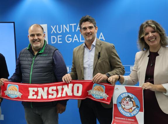 Imagen de la noticia:La Xunta colabora con el Club Ensino en un programa para impulsar entre los escolares a actividad deportiva y la igualdad
