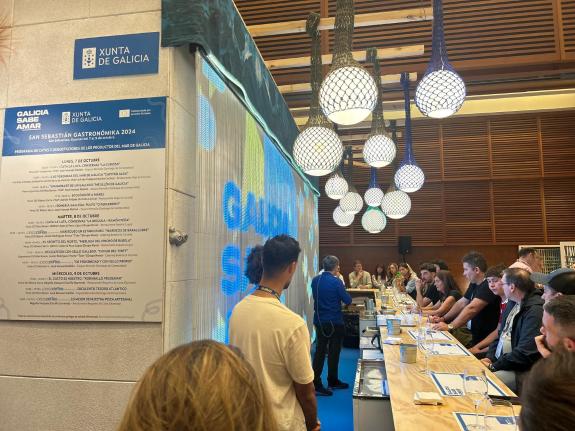 Imaxe da nova:Galicia promociona a calidade e sabor dos seus produtos do mar na feira San Sebastián Gastronomika cun expositor propio da conselle...