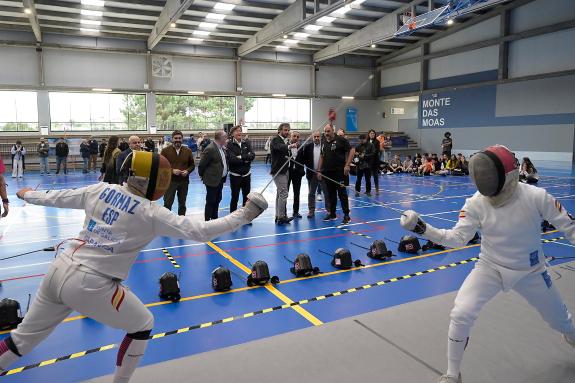 Imagen de la noticia:La Xunta inaugura la reforma del pabellón polideportivo Monte das Moas que supuso una inversión de más de 762.200 euros