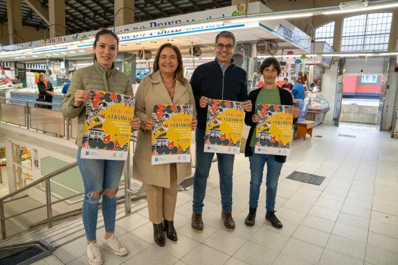 Imaxe da nova:Ana Ortiz presenta a nova iniciativa do Mercado de Teis con postos de artesanía, obradoiros e concertos