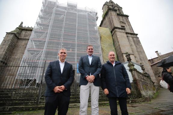 Imaxe da nova:A Xunta inclúe preto de 2,5 M€ nos orzamentos de 2025 para actuar no convento de Santa Clara, na basílica de Santa María e no santu...