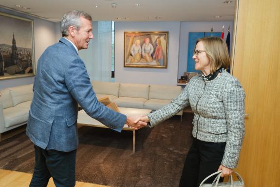 Imaxe da nova:Rueda recibe á embaixadora de Finlandia en España para reforzar os lazos comerciais entre ambos territorios