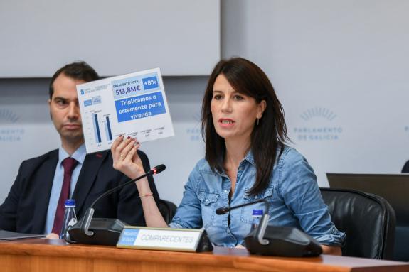 Imaxe da nova:A conselleira M. Allegue avanza a creación da Sociedade de Vivenda Pública de Galicia