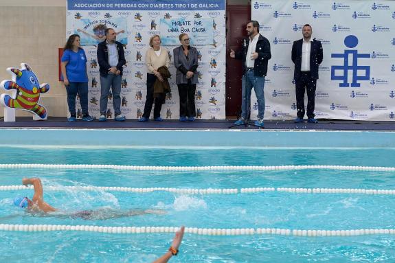 Imagen de la noticia:Diego Calvo participa en el evento 'Brazada solidaria. Mójate por la diabetes' en A Coruña