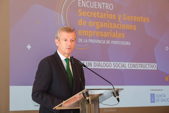 Imaxe da nova:Rueda reivindica o papel dos empresarios como xeradores de riqueza e compromete apoio, asesoramento e mellor formación para o empre...