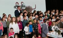 López Campos gaba o enorme talento e creatividade a través do galego do alumnado da comunidade