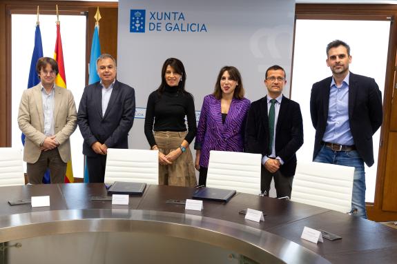 Imaxe da nova:A Axencia Galega da Industria Forestal asina dous convenios coa Consellería de Vivenda e Planificación de Infraestruturas para prom...