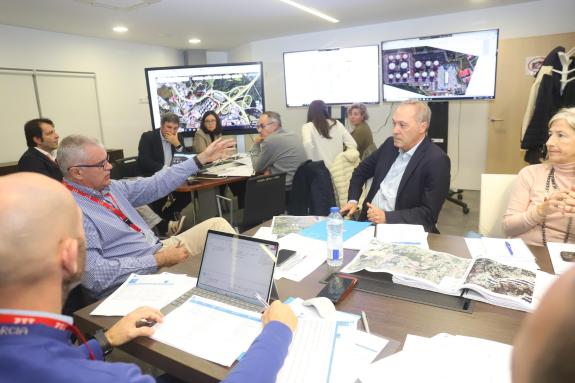 Imaxe da nova:O delegado territorial da Xunta en Pontevedra participa nun simulacro de preparación para a resposta ante unha emerxencia en Exolum