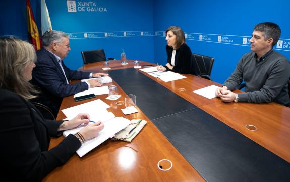 Imaxe da nova:A Xunta e o concello de San Cristovo de Cea avalían vías de colaboración en materia de saneamento