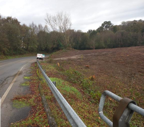 Imaxe da nova:A Xunta comezará esta semana os traballos de limpeza nas marxes de dúas estradas autonómicas ao seu paso polos municipios de Corist...