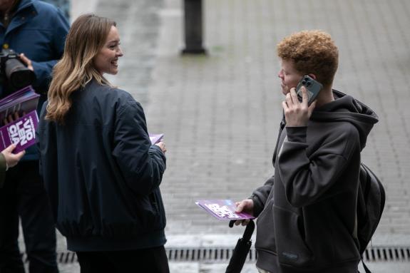 Imagen de la noticia:A Xunta leva a súa campaña do 25N aos campus galegos para sensibilizar á comunidade universitaria en torno ao machismo e a l...