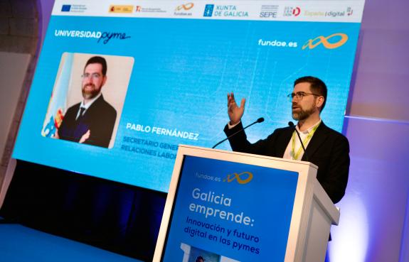 Imagen de la noticia:La Xunta destaca el potencial de las empresas emergentes y del comercio local en el cierre del congreso ‘Galicia Emprende: i...