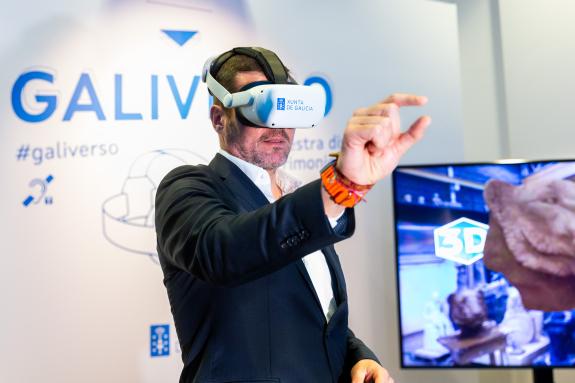 Imaxe da nova:O Galiverso abre unha nova montaxe de realidade virtual que fai accesibles marabillas arqueolóxicas e naturais de Galicia modeladas...