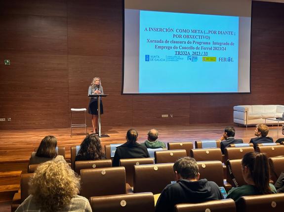 Imaxe da nova:A Xunta clausura o Programa Integrado de Emprego de Ferrol que mellorou a empregabilidade de máis dun cento de persoas no último an...