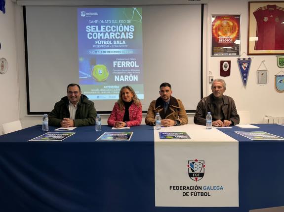 Imagen de la noticia:La delegada de la Xunta en Ferrol participa en la presentación de la fase previa del Campionato Galego de Seleccións Comarca...