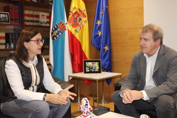 Imaxe da nova:O  delegado territorial da Xunta en Ourense reúnese coa alcaldesa de Oimbra
