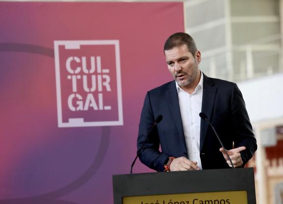 Imaxe da nova:López Campos referenda en Culturgal o compromiso da Xunta coa produción cultural galega e en galego