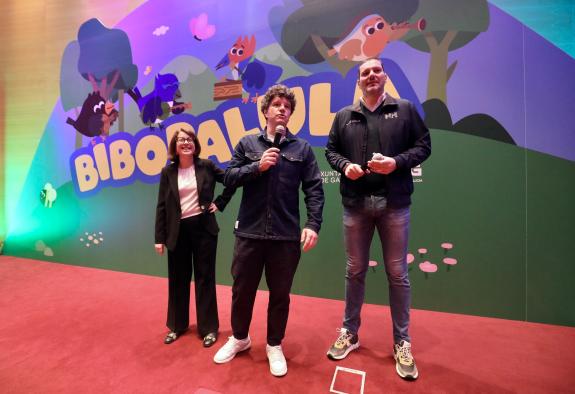 Imaxe da nova:López Campos destaca o talento de Galicia nos formatos de animación na estrea da primeira serie musical de debuxos en galego