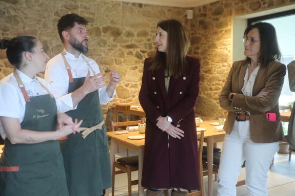 Imaxe da nova:O Secadeiro, un restaurante de Outes premiado cunha Estrela Verde Michelín, proba do compromiso da Xunta co emprendemento e a suste...