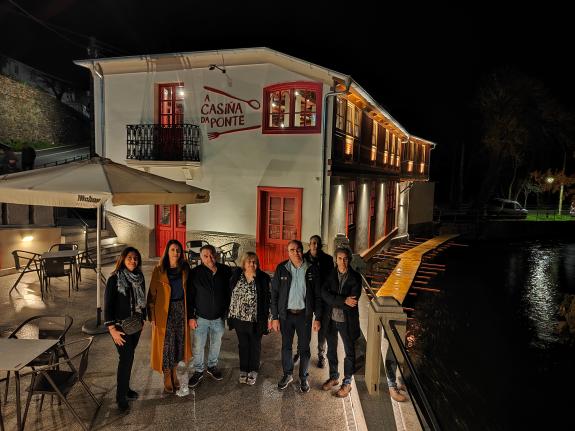 Imaxe da nova:María José Gómez salienta o compromiso da Xunta coa dinamización do rural galego na inauguración do restaurante A Casiña da Ponte e...